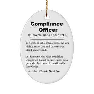 Compliance Officer Gift, Compliance Officer Ornament, Compliance Officer Gift Idea, Compliance Officer Christmas, Compliance Officer Bday
