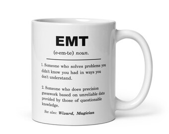 Medisch noodtechnicus, emt-mok, emt-cadeaus, emt-cadeau-ideeën, emt-kerstcadeau, emt-waarderingscadeau, emt-afstuderen verjaardagscadeau