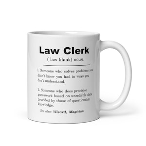 Law Clerk, Law Clerk Mug, Law Clerk Gift, Law Clerk Appreciation Gift, Law Clerk Gift ideas, Law Clerk Christmas Gift, Law Clerk Birthday
