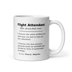 Flight Attendant Mug, Flight Attendant Gift, Flight Attendant Gift Ideas, Flight Attendant Christmas, Flight Attendant Appreciation Gift