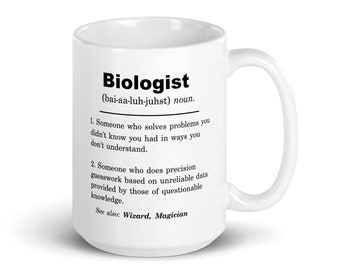 Biolog, Prezenty dla Biologa, Kubek Definicja Biologa, Przyszły Biolog, Prezent dla Biologa, Prezent dla Nauczyciela Biologii, Prezent Na Ukończenie Studiów Biologicznych