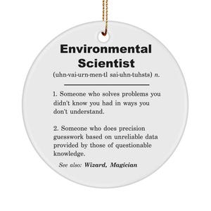 Environmental Scientist Ornament, Environmental Scientist Gifts, Environmental Scientist Gift Ideas, Environmental Scientist Graduation Gift