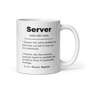 Server, Server Mug, Server Gift, Server Appreciation Gift, Server Gift Ideas, Server Birthday Gift, Server Christmas Gift