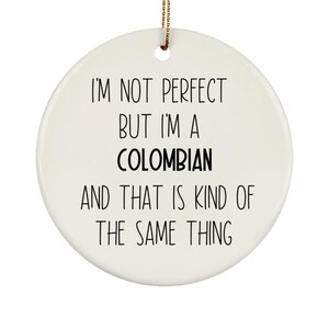 Colombian Ornament, Colombian Gift, Colombian Appreciation Gift, Colombian Gift Ideas, Colombian Christmas Gift, Colombian Birthday Gift