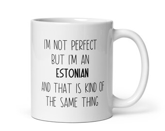 Estnisch, Estnisch Becher, Estnisch Geschenk, Estnisch Wertschätzung Geschenk, Estnisch Geschenkideen, Estnisch Weihnachtsgeschenk, Estnisch Geburtstagsgeschenk