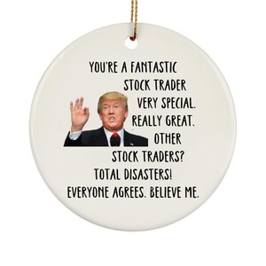 Stock Trader Ornament, Stock Trader Gift, Stock Trader Appreciation Gift, Stock Trader Gift Ideas, Stock Trader Christmas Gift