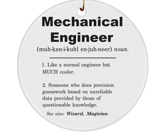 Mechanical engineer definition ornament, mechanical engineer gifts, mechanical engineer gift ideas, mechanical engineer christmas gifts