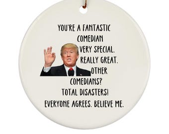 Comedian, Comedian Ornament, Comedian Gift, Comedian Appreciation Gift, Comedian Gift Ideas, Comedian Christmas Gift, Comedian Birthday Gift