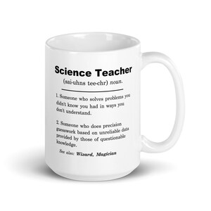 Science Teacher Gifts, Science Teacher Definition Mug, Future Science Teacher, Science Teacher Graduation, Science Teacher Appreciation