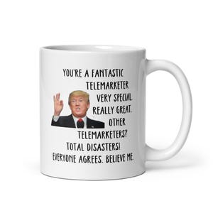 Taza de telemarketer, regalo de telemarketer, regalo de agradecimiento de telemarketer, ideas de regalo de telemarketer, regalo de Navidad de telemarketer, telemarketer