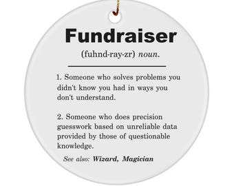 Fundraiser Ornament, Fundraiser Gifts, Fundraiser Gift Ideas, Fundraiser Christmas Gift, Fundraiser Appreciation Gift, Fundraiser Birthday