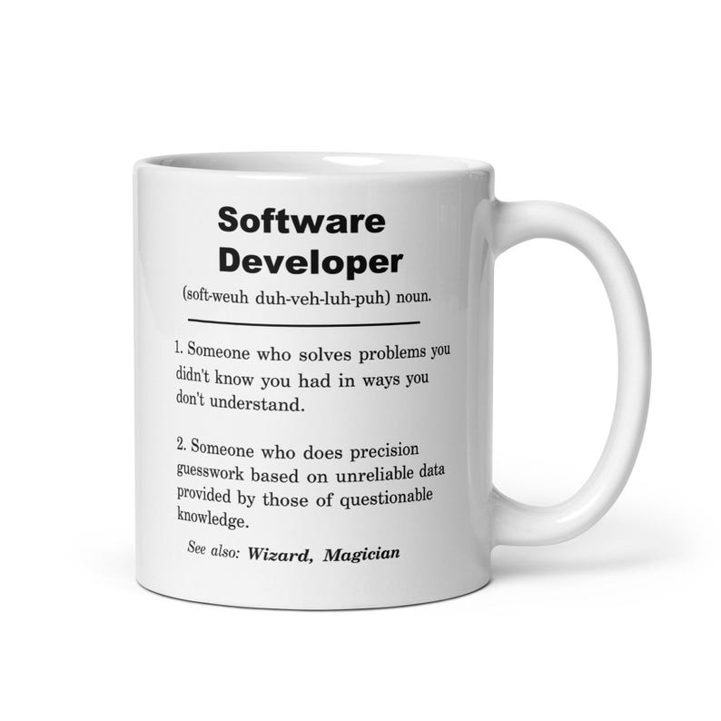 Software Developer, Software Developer Mug, Software Developer Gift, Software Developer Appreciation Gift, Software Developer Gift Ideas