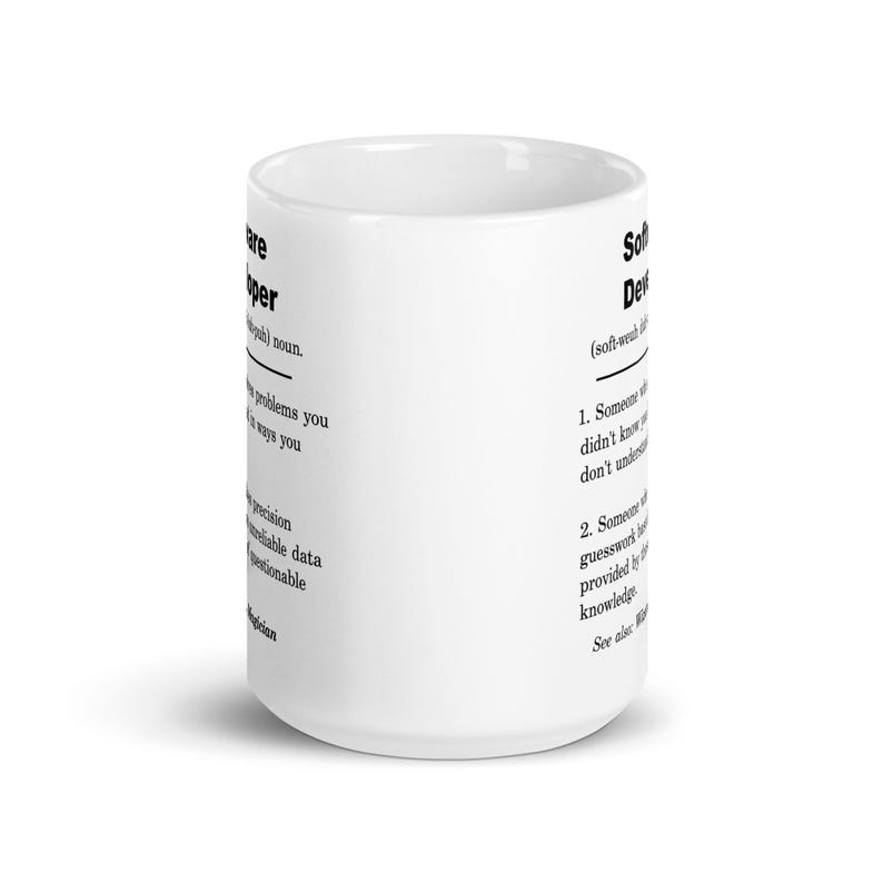Software Developer, Software Developer Mug, Software Developer Gift, Software Developer Appreciation Gift, Software Developer Gift Ideas