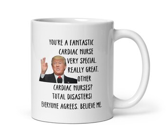 Taza de Enfermera Cardíaca, Regalo para Enfermera Cardíaca, Regalo de Agradecimiento para Enfermera Cardíaca, Ideas de Regalo para Enfermera Cardíaca, Regalo de Navidad para Enfermera Cardíaca