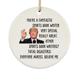 Sports Book writer Ornament, Sports Book writer Gift, Sports Book writer Appreciation Gift, Sports Book writer Gift Ideas