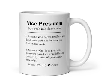 Vizepräsident Tasse, Vizepräsident Geschenk, Vizepräsident Wertschätzung Geschenk, Vizepräsident Geschenkideen, Vizepräsident Weihnachtsgeschenke