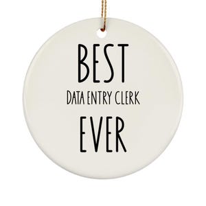 Data entry Clerk, Data entry Clerk Ornament, Data entry Clerk Gift, Data entry Clerk Appreciation Gift, Data entry Clerk Gift Ideas