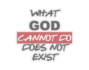 What God Cannot Do Does Not Exist, NSPPD 7am Fire Prayers, Pastor Jerry Eze Live, Christian Christmas Birthday, Christian Kiss-Cut Stickers