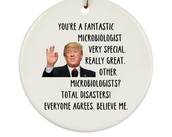 Microbiologist Ornament, Microbiologist Gift, Microbiologist Appreciation Gift, Microbiologist Gift Ideas, Microbiologist Christmas Gift