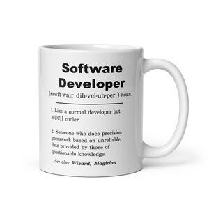 Software Developer Gift, Software Developer Mug, Software Developer Graduation Gift, Software Developer Birthday Gift, Software Developer