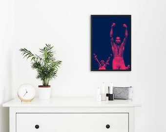 Fela Kuti Art Print – African Illustration, Wall Decor (Digital Download)