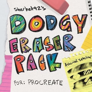 Dodgy Eraser Pack for Procreate