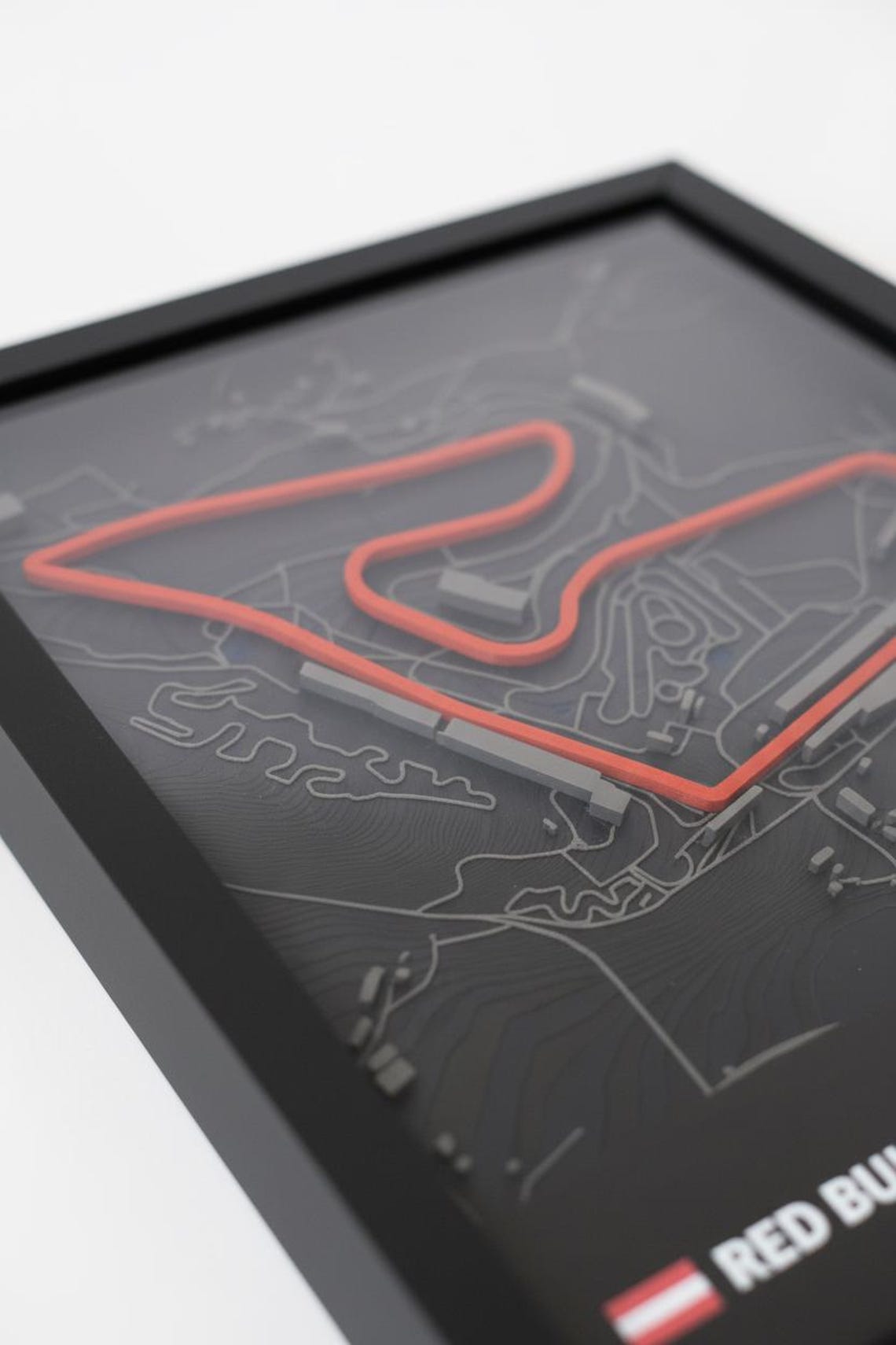 3D Printed Red Bull Ring F1 Track Map: Framed Motorsport Wall Art - Etsy
