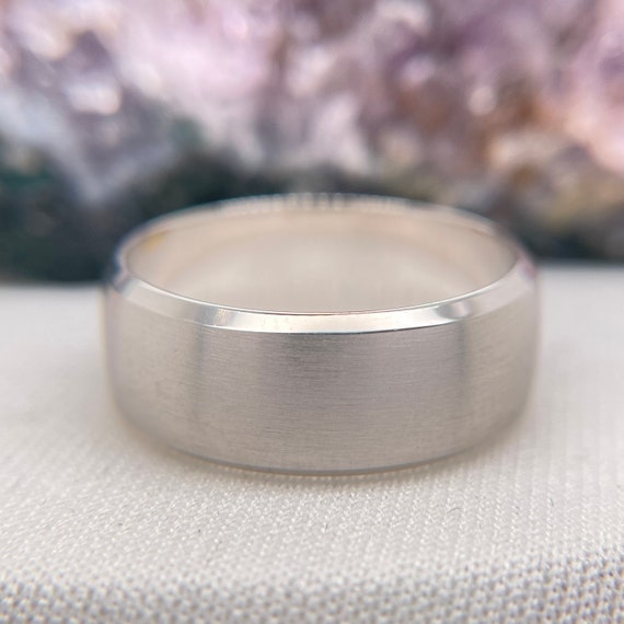 Mens Wedding Band Engagement Ring Comfort Wedding Band Gift Etsy
