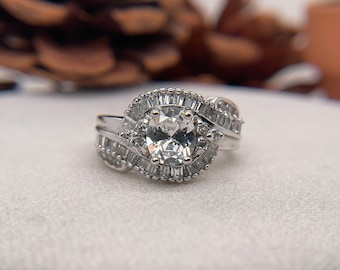 Las Mejores Ofertas En Anillos De Plata De Ley Circonita Cúbica Anillo Para Hombres 9 | EBay