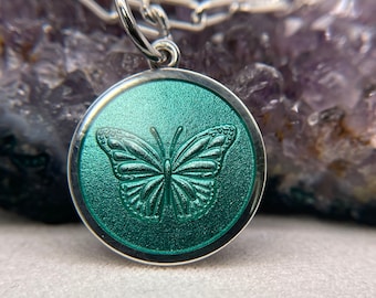 Pandora ME - Ciondolo A Forma Di Farfalla In Argento Sterling Con Medaglione Viola E Blu, Argento Sterling