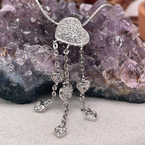 Sterling Silver Heart Pendant 925 Sterling Silver Necklace Gift For Her Heart Necklace