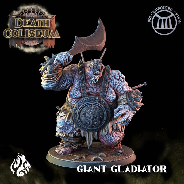 Ogre Gladiator – Table top model – Dungeons & Dragons - Crippled God Foundry