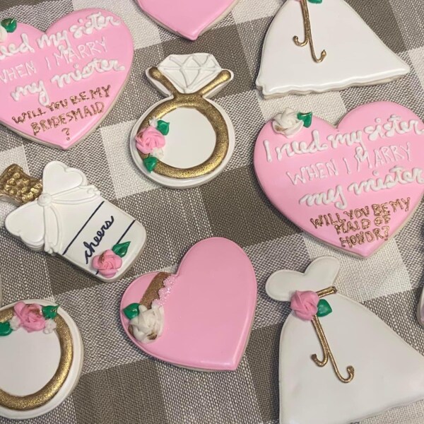 Bridal Shower Cookie Etsy