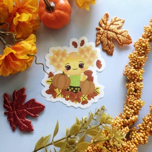Plum kawaii cartoon sticker cute kawaii sticker