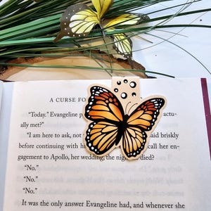 Butterfly Bookmark, Metal Book Page Marker, Reading Accessory, Unique Gift Idea, Book Lover Gift