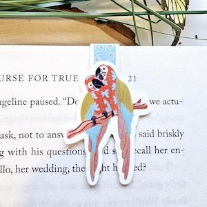 Macaw bird Bookmark, Colorful Bird Page Marker, Unique Book Lover Gift