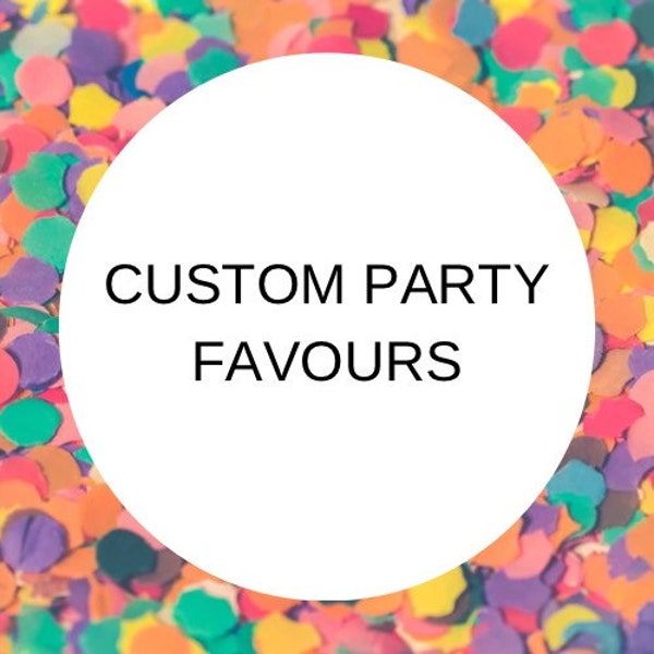 CUSTOM children’s party bag favours - paint your own - kids party bag fillers