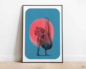 Huli Asana | Yoga Art Poster