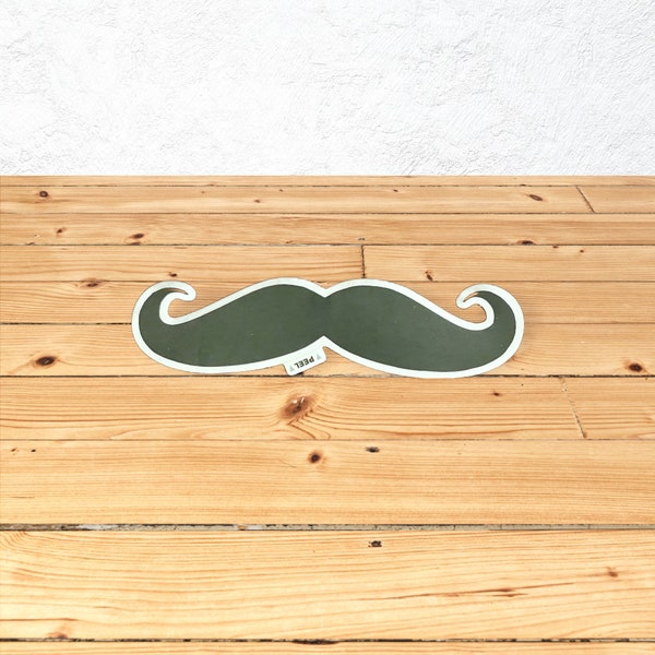 Mustache welding hood sticker