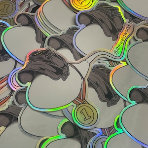 First Place Welder holographic sticker