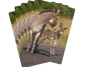 Wildlife Donkey Poker Game Cards