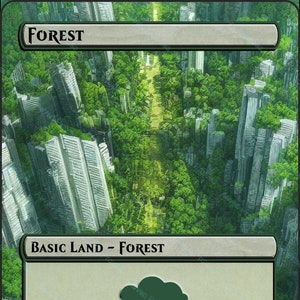 Magic The Gathering - Basic Land Proxies - Cyberpunk Full Art [Descarga digital completa]