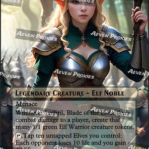 MTG Proxy -Lathril, Blade of The Elves - High Quality Magic the Gathering Proxies! [Digital Download]