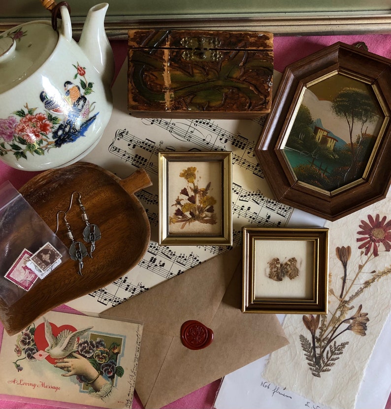 Themed Antique Mystery Box Antique Mystery Box Vintage Etsy