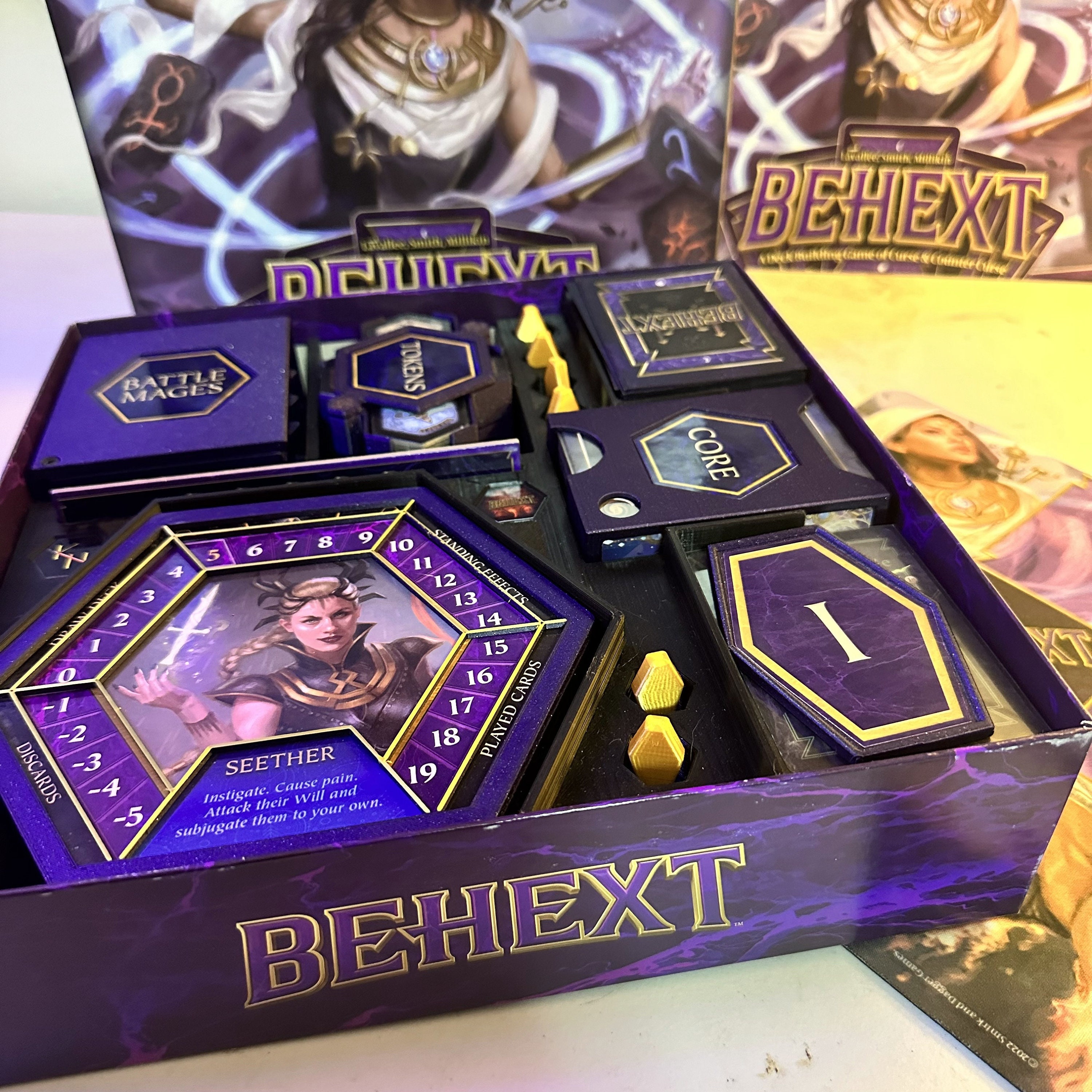 BEHEXT Complete Organizer | Custom 3D Printed Insert for Battlemage ...