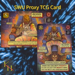 Bossk - Cazando a su presa / Tarjeta de líder proxy de SWU / SHD