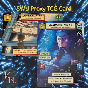 Admiral Piett - Commanding the Armada | SWU Proxy Card |  | JTL