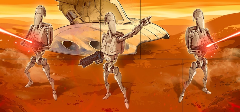 Playmat - Battle Droids| Star Wars: Unlimited (SWU) - Etsy