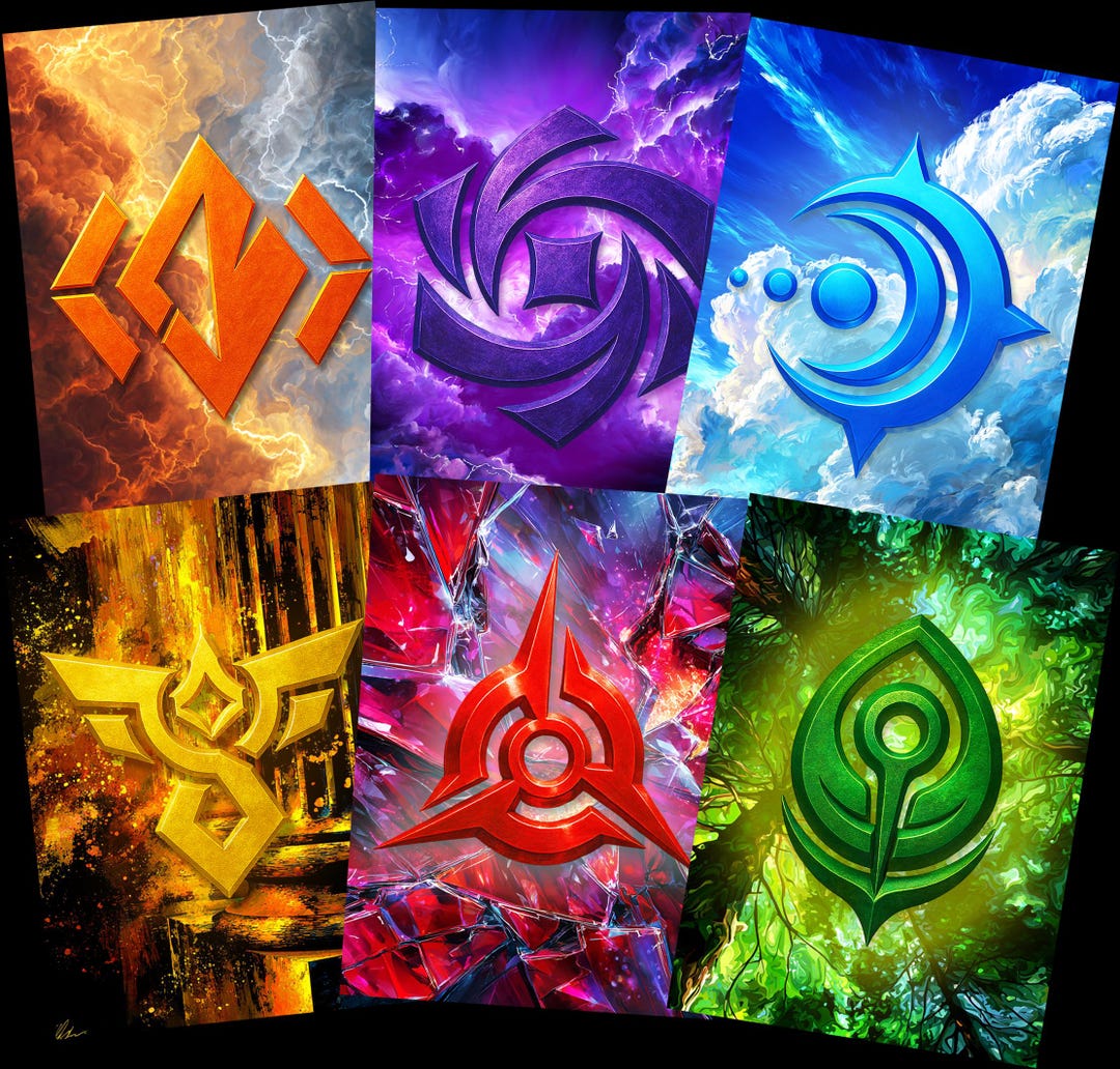 Riftbound Proxy Runes | High-quality Paper - Ready to Ship