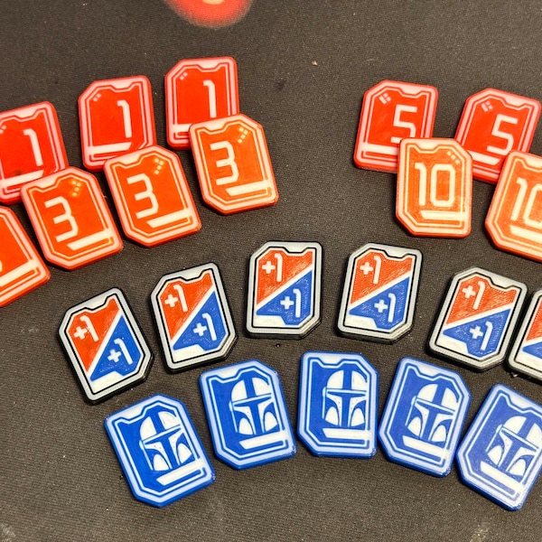 Star Wars Unlimited Tokens and Deck Pod Token Trays